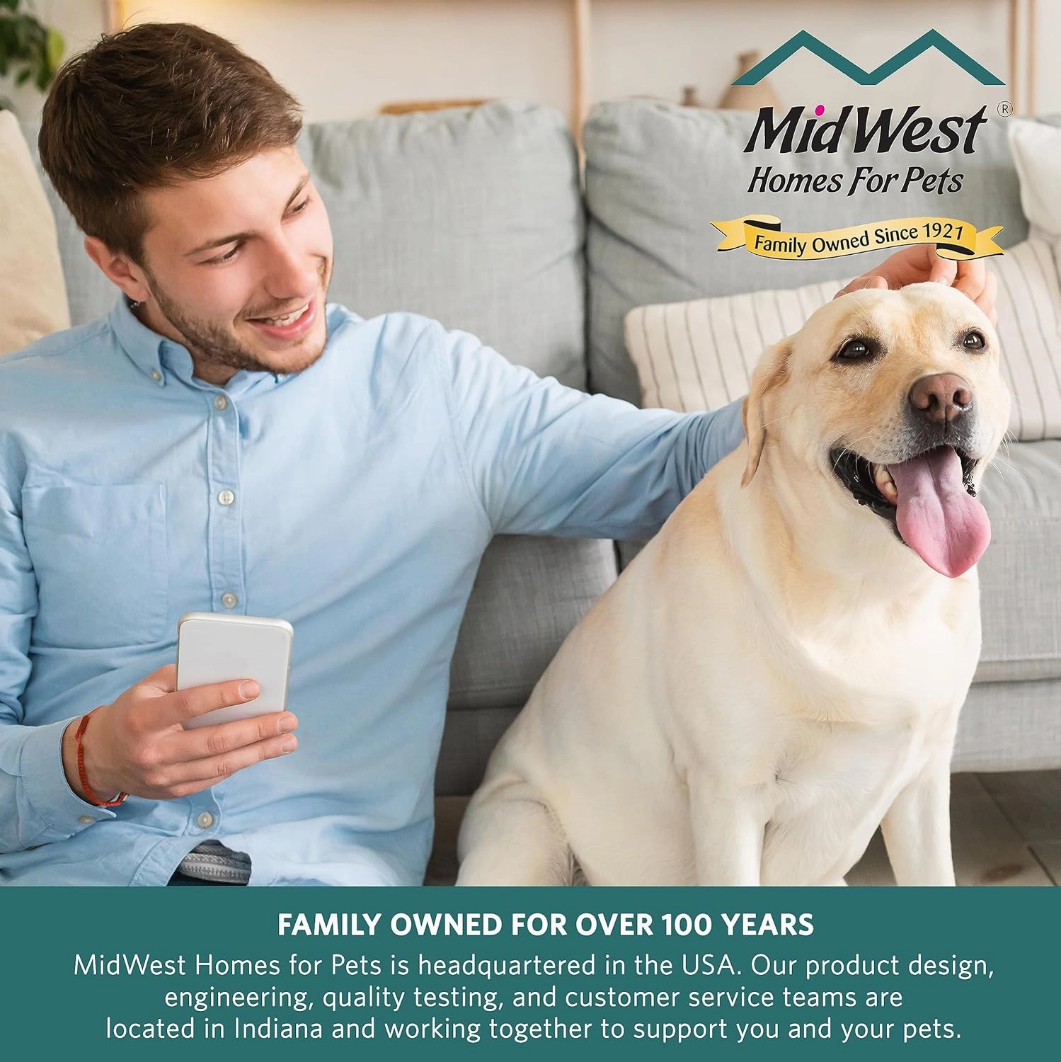 MidWest Homes for Pets 39 Inches Tall Walk-Through Steel Pet Gate, Pressure Mounted Dog Gate Measures 29-38 Inches Wide & Includes Two 3-Inch-Wide Extensions, Graphite