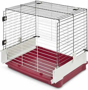 MidWest Homes for Pets Rabbit Cage Wire Extension | Extension Fits Midwest Models 158 & 158XL, 158WEX, Maroon/White (Wire Extension Only)