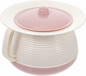 Mikikit Chamber Pot, Unisex Chamber Pot with Lid Spittoon Chamber Bucket Portable Potty Pee Pot Bucket Bedside Potties Reusable Camping Toilet Portable Urinal for Women Men Indoor Outdoor