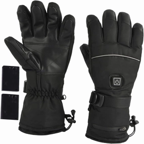 Milisten 1 Pair Heated Gloves Winter Motorcycle Gloves Ski Mittens Winter Riding Gloves Womens Motorcycle Rain Gear Winter Cycling Gloves Heated Ski Gloves Work Battery Protection Plush