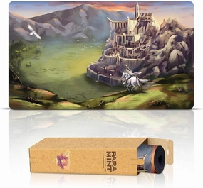 Minas Tirith (Stitched) - LOTR Lord of The Rings - Compatible with Magic The Gathering Playmat - Play MTG, YuGiOh, TCG - Original Play Mat Art Designs & Accessories