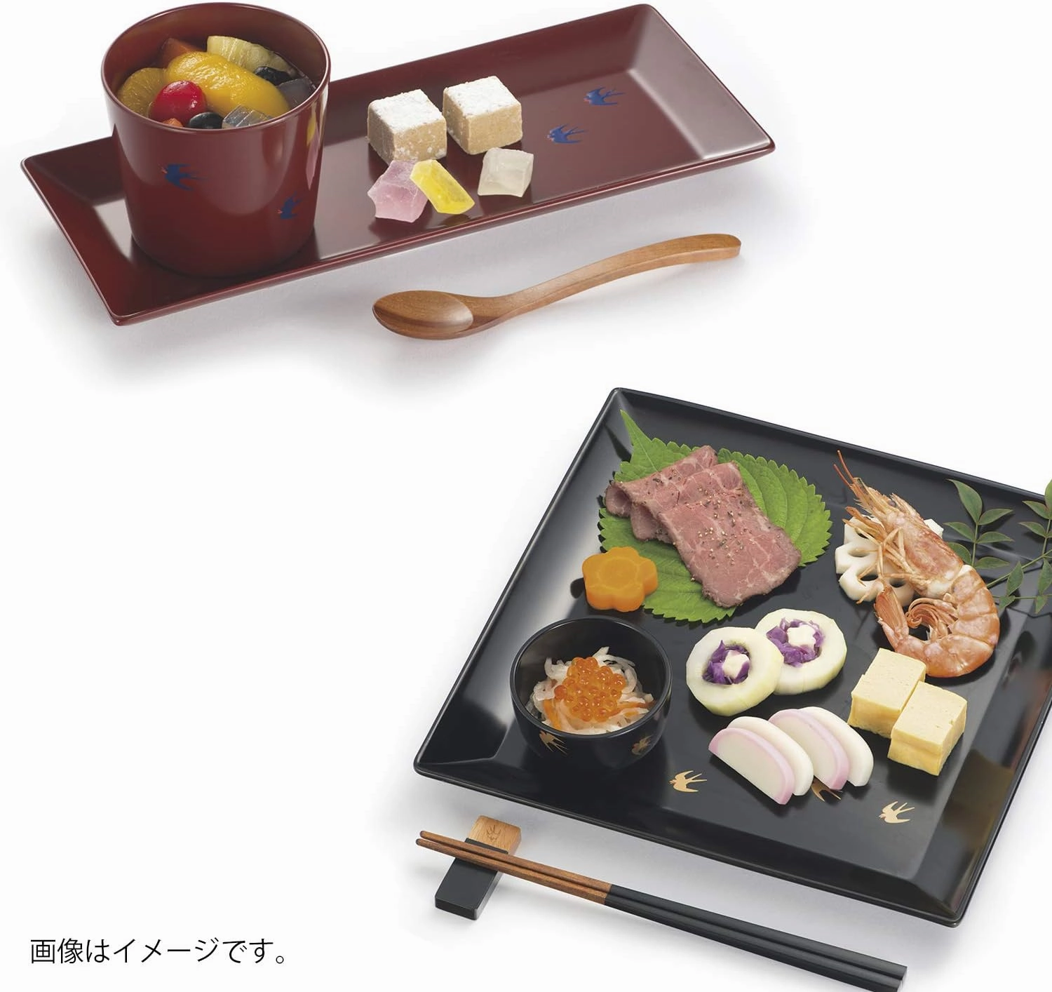 Miyamoto Sangyo Dish, Tsubame, Long Angle, Serving Plate, Citron, Approx. 4.1 x 10.0 inches (10.4 x 25.5 cm)