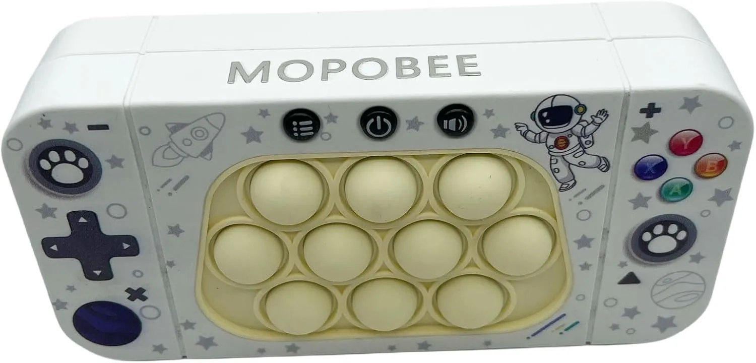 MOPOBEE Quick Push Handheld Game, Bubble Game Toys Fast Push Pop Game Light Up Press Toys
