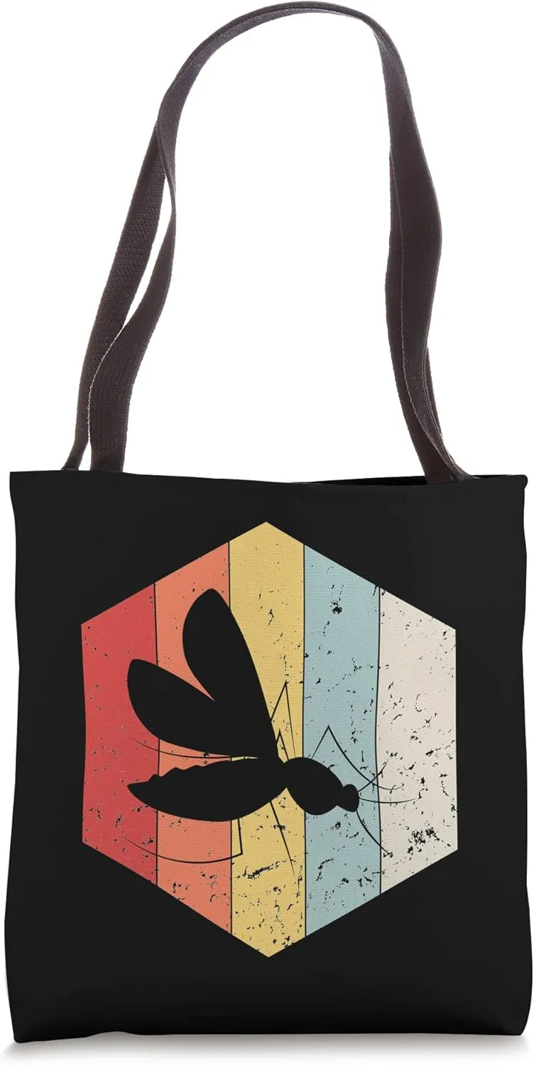 Mosquito Vintage Cool Mosquito Zoo Animal Lover 60s 70s Tote Bag