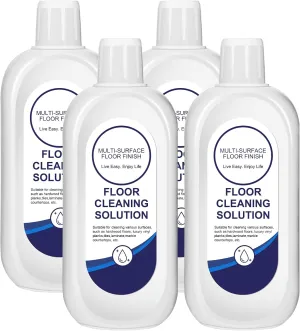 Multi-Surface Floor Cleaning Solution Compatible with Tineco, Cleaner Refill for All Mopping Robot Vacuums and Cordless Wet/Dry Mops (4 Bottle Pack, Original)