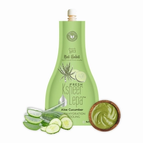 Nat.../ Habit Fresh Aloe Cucumber Ksheer Lepa Face Mask For Dry Skin Plush Hydration, Soothing And Cooling, Zero Chemicals & Preservatives (40gm, Pack of 1)