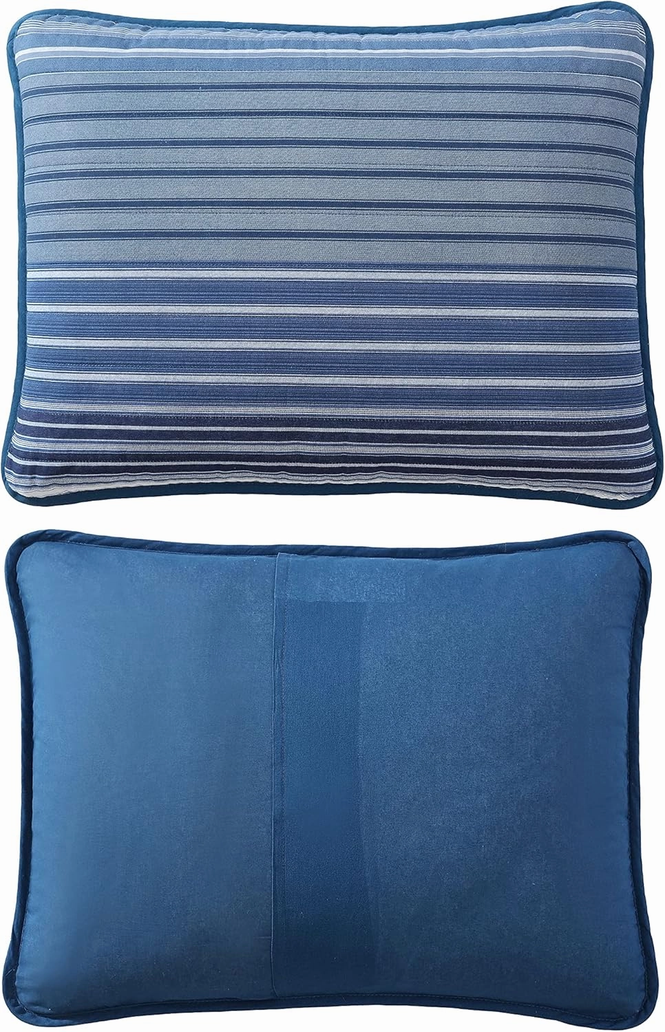 Nautica - King Quilt Set, Cotton Reversible Bedding with Matching Shams, Bedding Set for All Seasons (Coveside Blue, King)