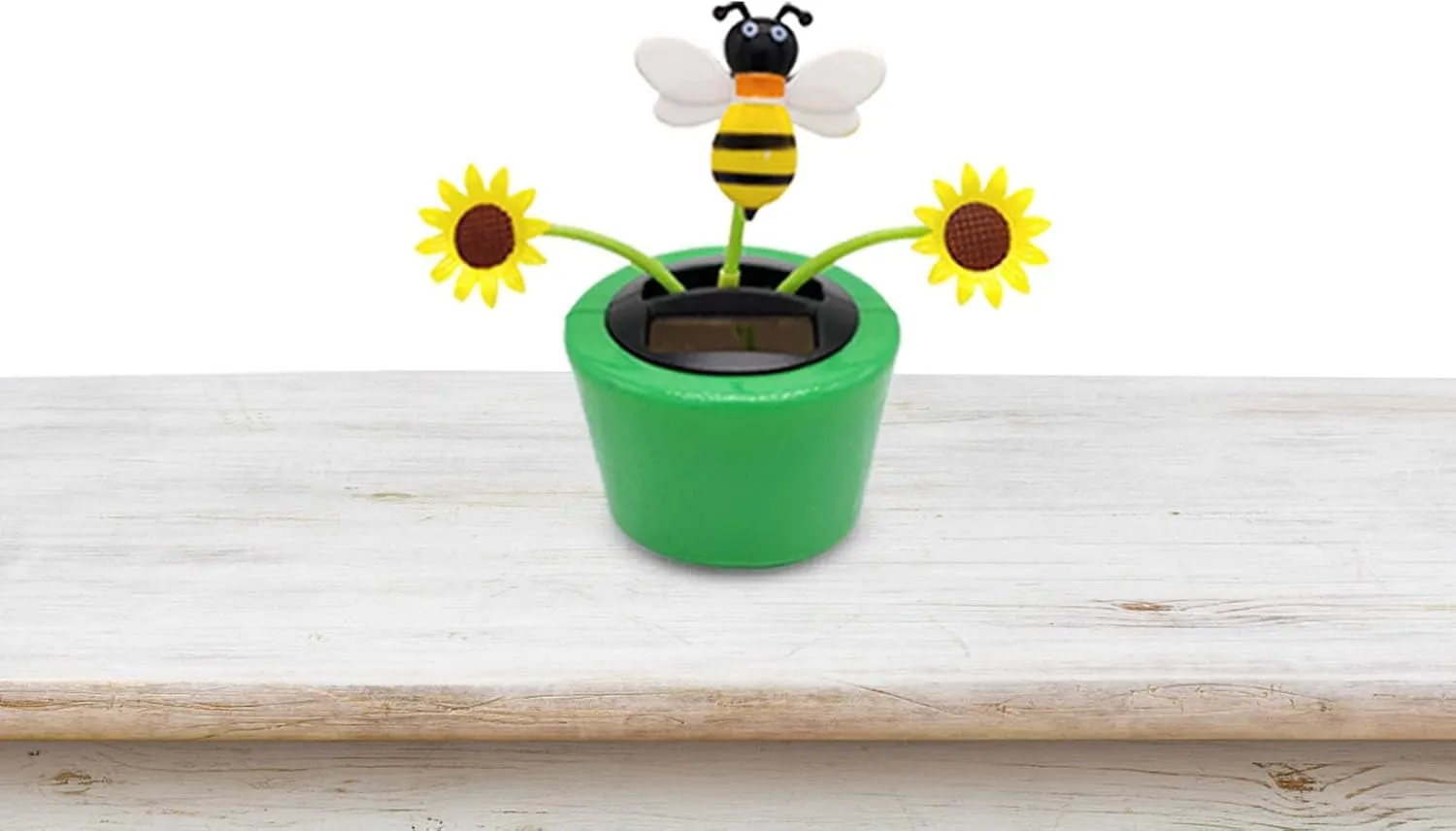 Naysku Solar Toy Sunflower Ornament - Sunflower Solar Car Ornament - Portable Shaking Head Car Toy, Reusable Solar Powered Dashboard Decor for Home, Bedroom and Car Qincu-us