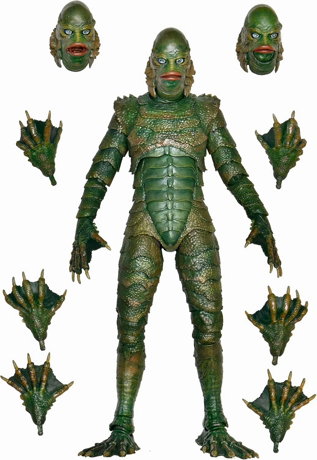 NECA - Universal Monsters - 7” Scale Action Figure – 7" Ultimate Creature from the Black Lagoon (Color)