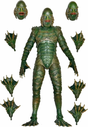 NECA - Universal Monsters - 7” Scale Action Figure – 7" Ultimate Creature from the Black Lagoon (Color)