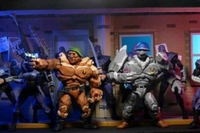 NECA Teenage Mutant Ninja Turtles 7" Scale Traag & Granitor Collectible Action Figures Set