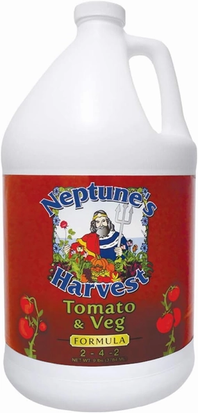 Neptune's Harvest Tomato & Veg Fertilizer 2-4-2, 1 Gallon