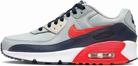 Nike Air Max 90 LTR Big Kids’ Shoes (CD6864-021, Light Smoke Grey/Dark Obsidian) Size 6.5