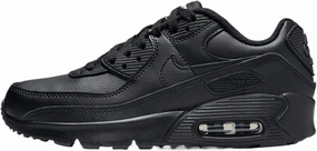 Nike Air Max 90 LTR Big Kids’ Shoes (CD6864-028, Black/Black/White/Black)
