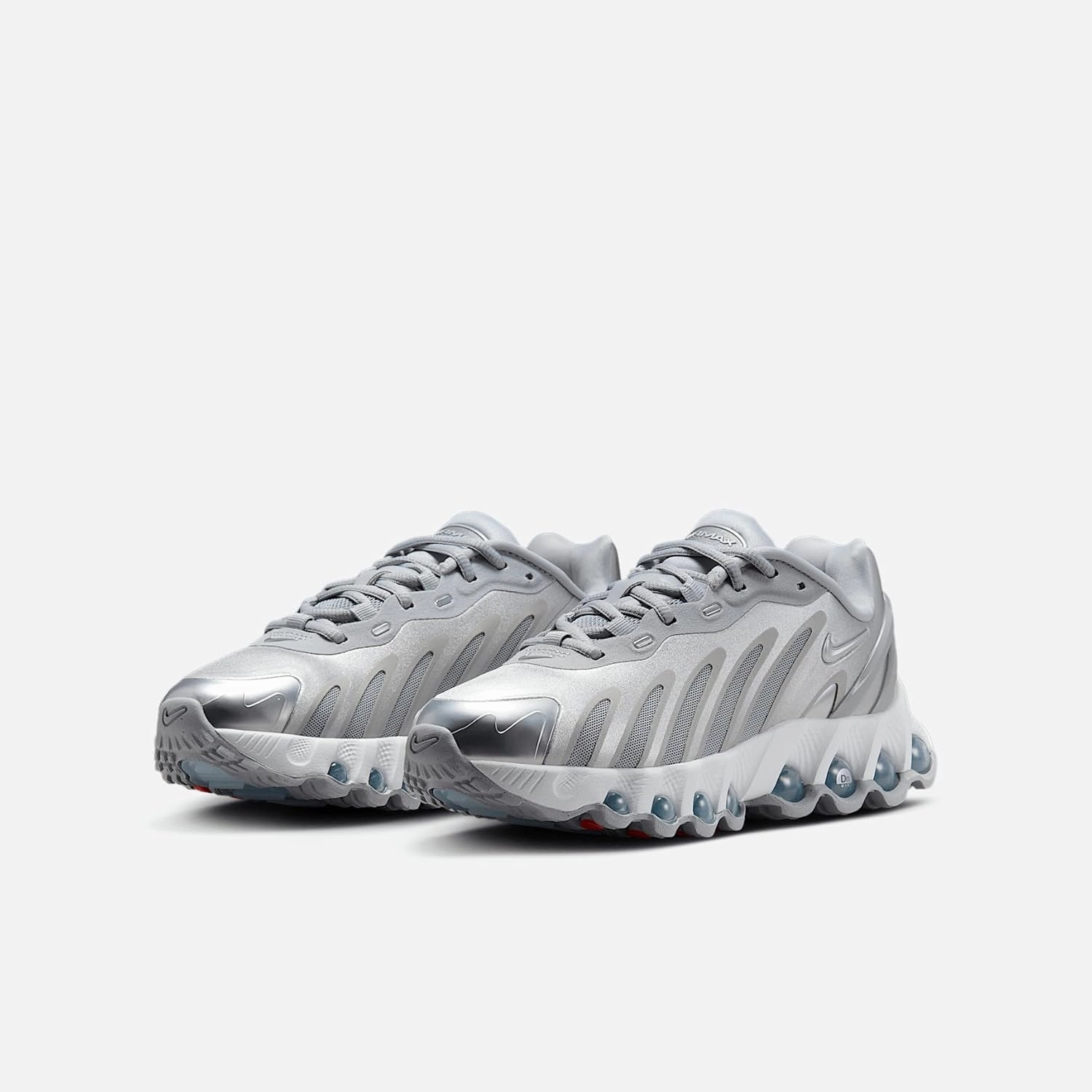 Nike Air Max Dn8 Big Kids' Shoes (HF7310-001, Wolf Grey/Off White/Off White/Metallic Silver)