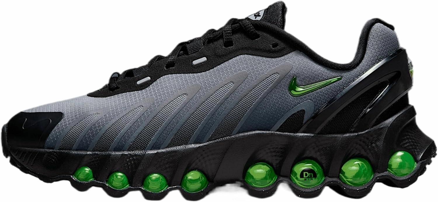 Nike Air Max Dn8 Big Kids' Shoes (HF7310-005, Black/Light Smoke Grey/Black/Volt)