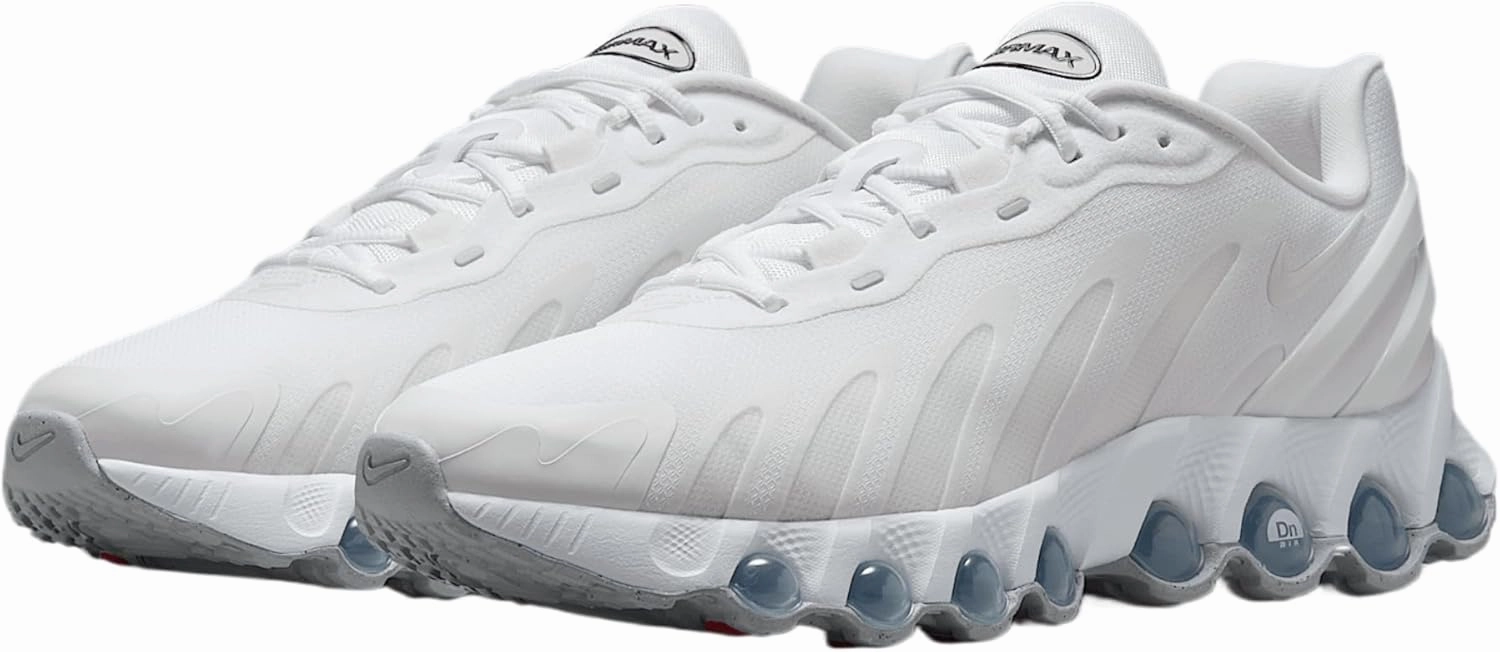 Nike Air Max Dn8 Men's Shoes (FQ7860-103, White/White/White/Metallic Silver)