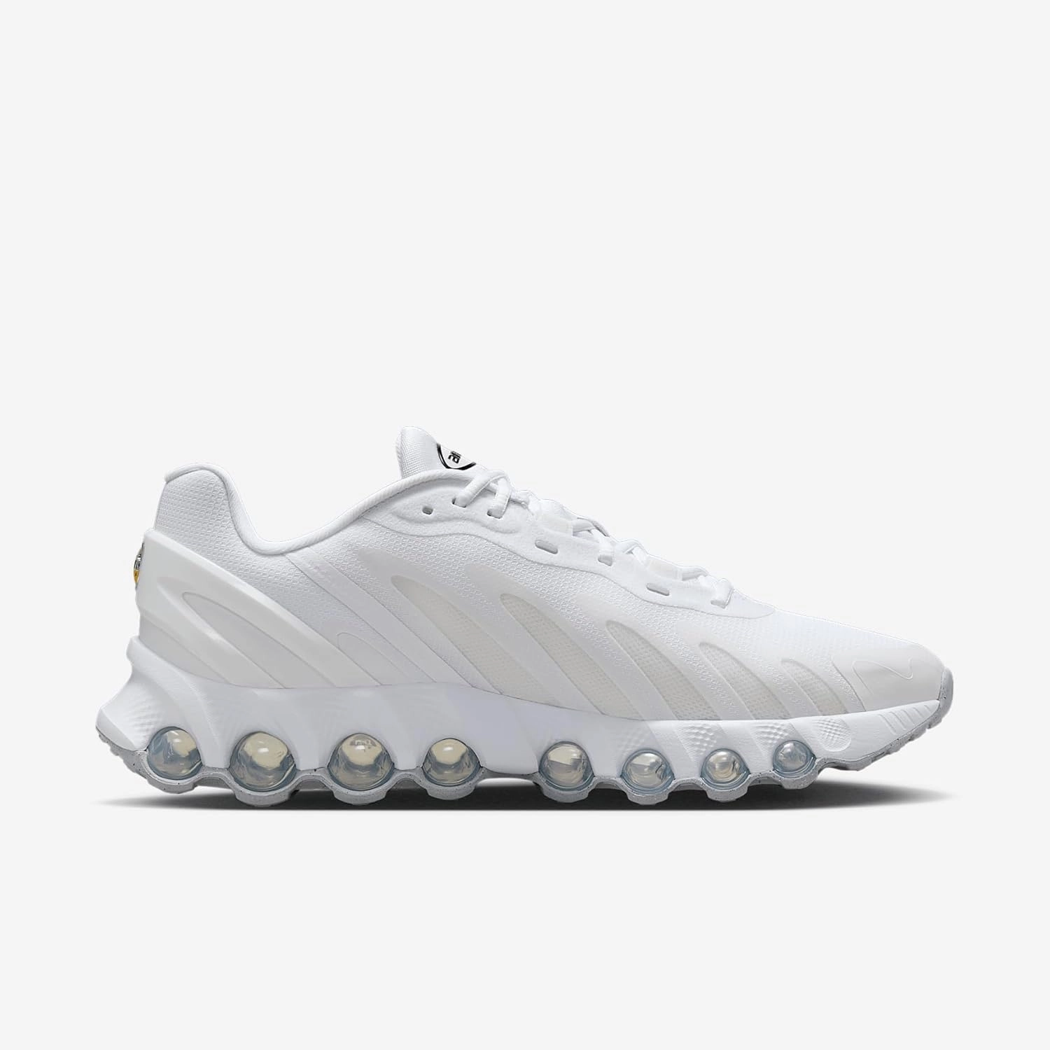 Nike Air Max Dn8 Men's Shoes (FQ7860-103, White/White/White/Metallic Silver)