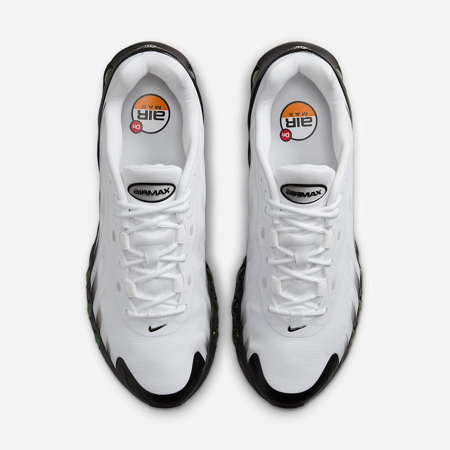 Nike Air Max Dn8 Men's Shoes (FQ7860-104, White/Black/White/Pine Green)