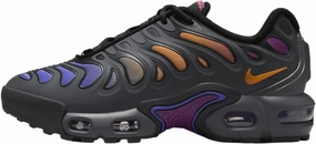 Nike Air Max Plus Drift Big Kids' Shoes (FV5921-001, Anthracite/Black/Viotech/Monarch) Size 4