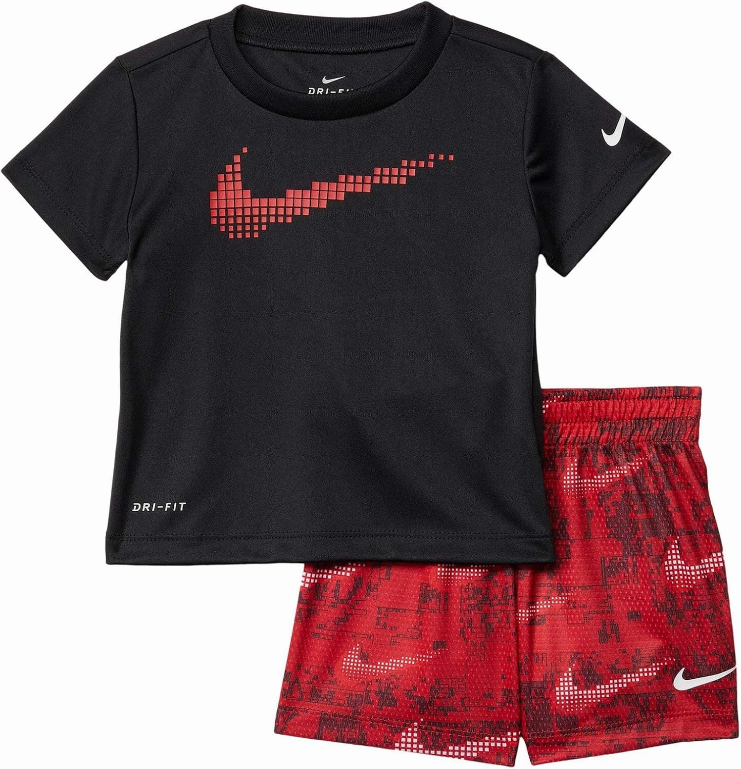 Nike Boy's Dri-FIT Dominate Graphic T-Shirt and Shorts Two-Piece Set (Little Kids) University Red 7 Little Kid