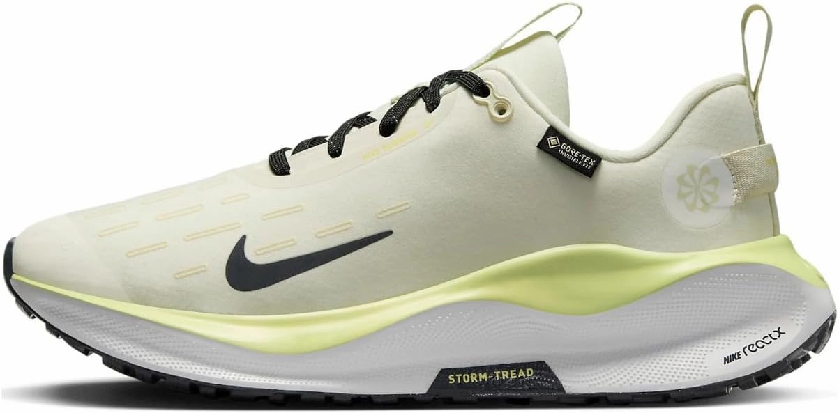 Nike InfinityRN 4 Gore-TEX Women's Waterproof Road Running Shoes (FB2197-100, Pale Ivory/Summit White/Platinum Tint) Size 9