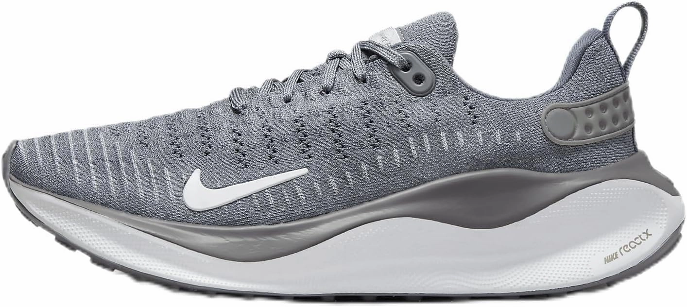 Nike InfinityRN 4 (Team) Women's Road Running Shoes (FJ1222-008, Cool Grey/Gunsmoke/White) Size 11