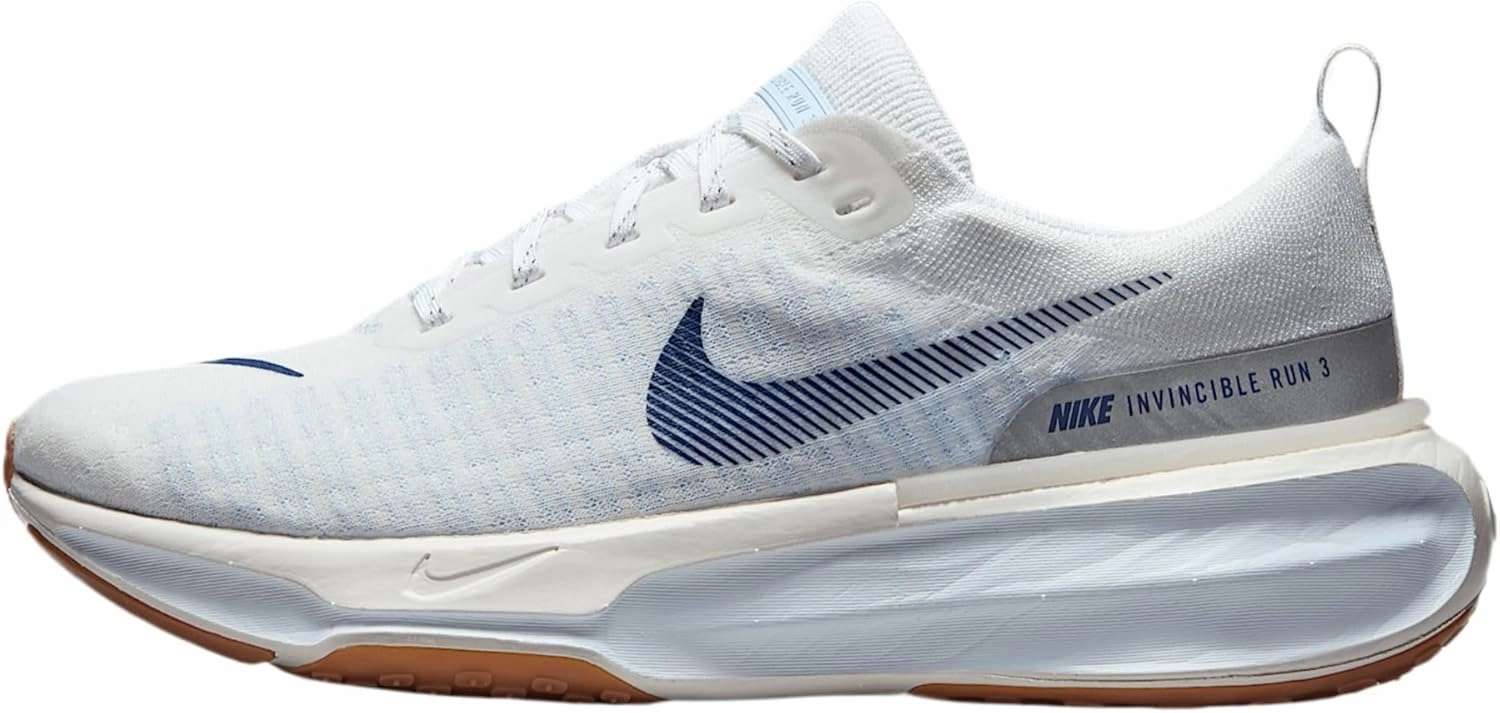 Nike Invincible 3 Men's Road Running Shoes (DR2615-107, White/Blue Tint/Sail/Blue Void)