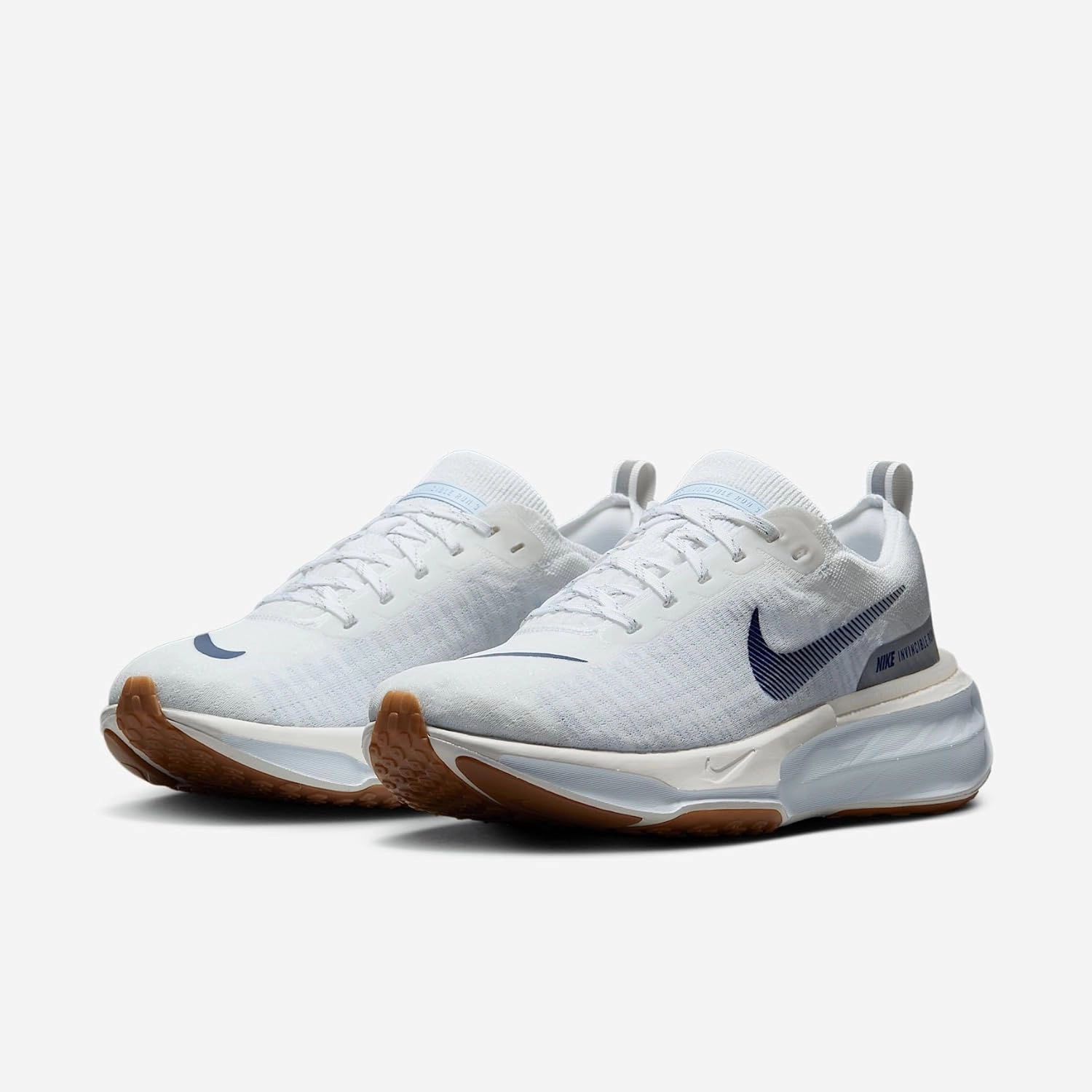Nike Invincible 3 Men's Road Running Shoes (DR2615-107, White/Blue Tint/Sail/Blue Void)