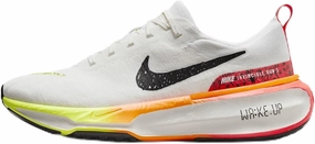 Nike Invincible 3 Men's Road Running Shoes (HF4915-100, White/Bright Crimson/Sail/Black) Size 6.5