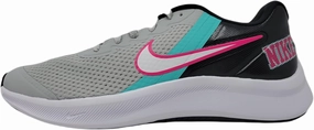 Nike Unisex-Child Star Runner 3 (TDV) Sneaker, Grey Fog/White-Black, 6.5 M US
