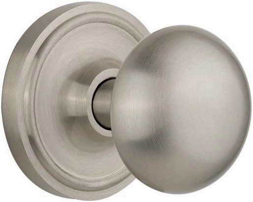 Nostalgic Warehouse Classic Rosette with New York Round Door Knob