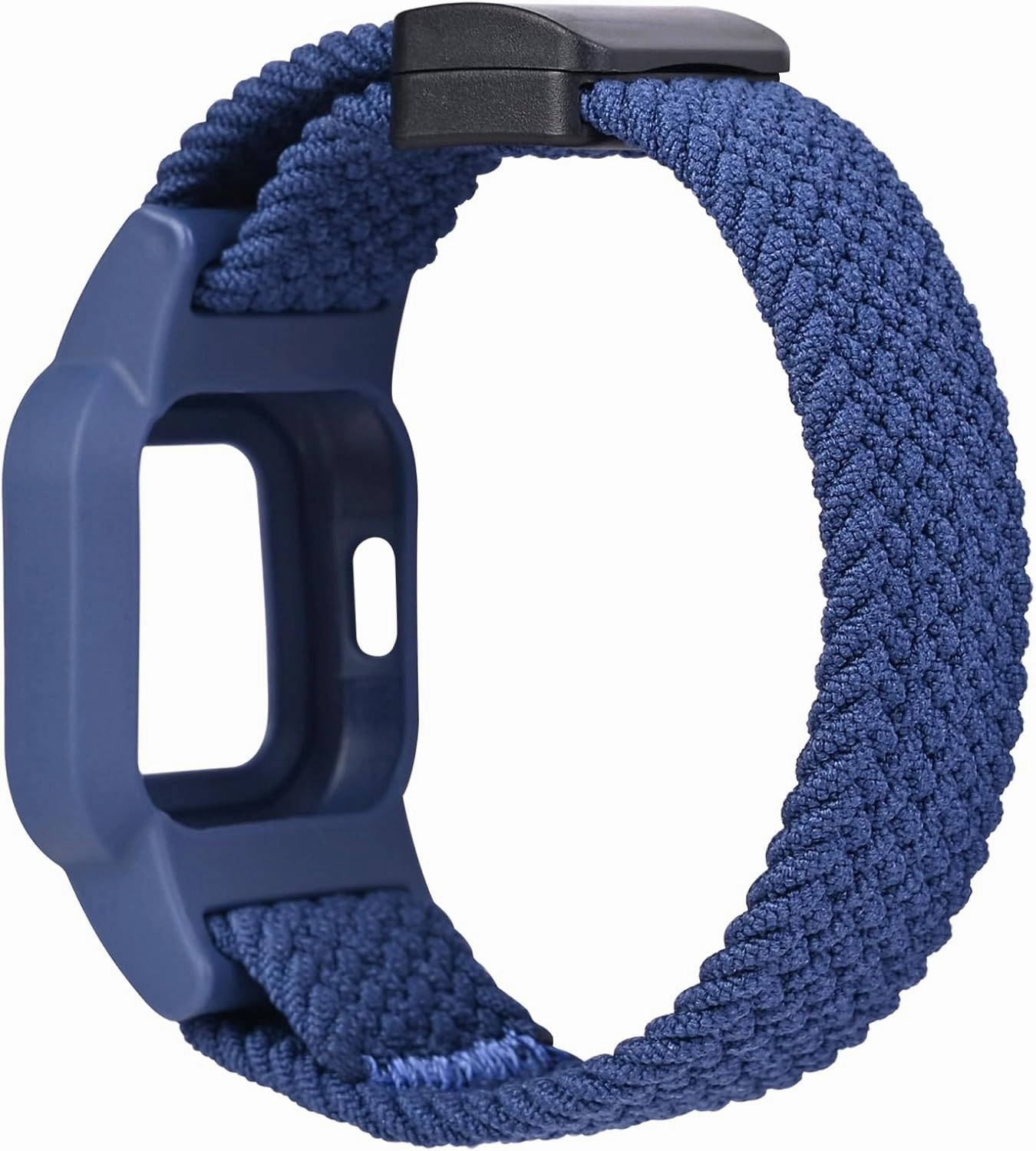 Nylon Strap Compatible with Garmin Vivofit Jr. 3 Bands Watch Sport Hoop&Loop Wristband - Black