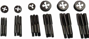 OMEX NEW BSF TAP DIE SET 3/16" - 1/2" - LEFT HAND 24 PCS SET - BRITISH STANDARD FINE
