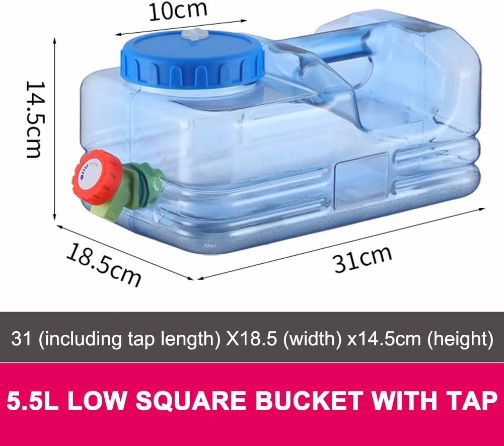 Orgone Water Storage Containers Camping Water Container Portable Water Tank with Faucet Camping Bucket