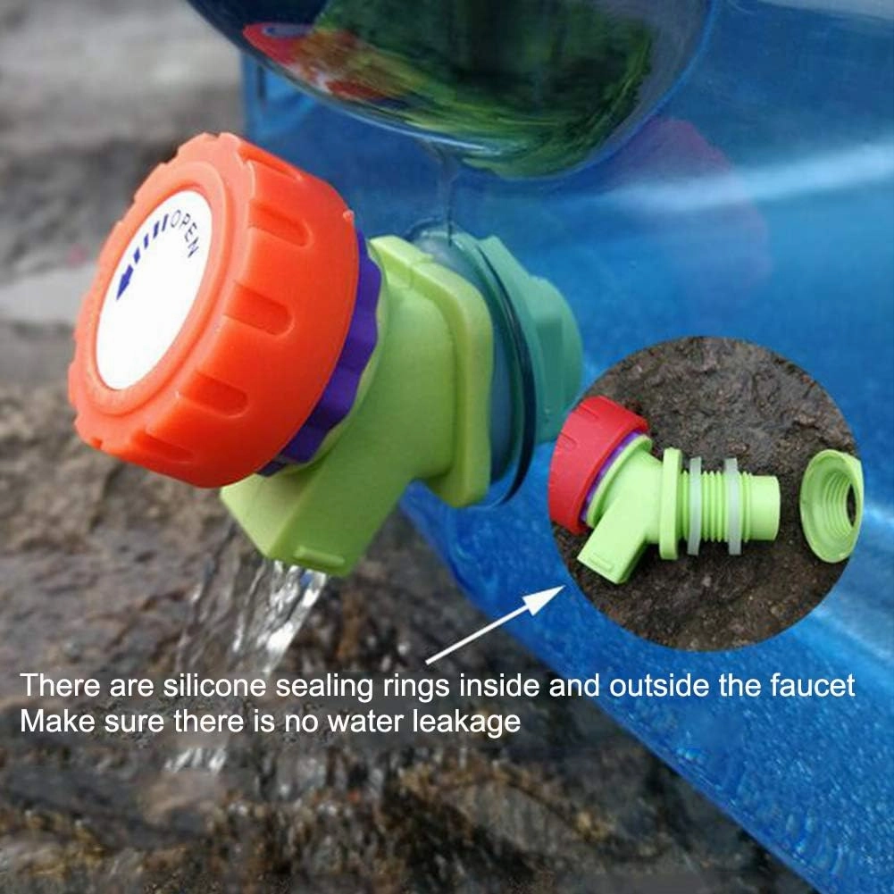 Orgone Water Storage Containers Camping Water Container Portable Water Tank with Faucet Camping Bucket