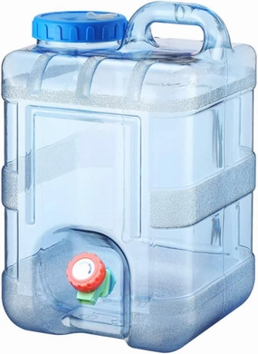 Orgonite Water Storage Containers, Camping Water Container, Portable Water Tank with Faucet Camping Bucket with Tap Water Jug with Spigot BPA Free Emergency Water Storage for Outdoor Camping Hiking