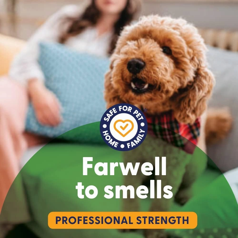 Origin Labs OdorFx Pet Odor Remover for Strong Odors, Rug, Upholstery and Carpet Cleaner Solution, Removes Air and Surface Odors and Smells, No Harsh Chemicals & Fragrance Free Air Freshener, 32 Fl Oz