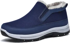 Orthowalkway Mens Shoes Plush Mens Orthopedic Slip On Shoes Outdoor Non Slip Orthopedic Sneakers