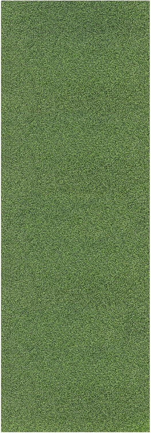 Ottomanson Artificial Turf Golf Hitting Mat 3' x 10' Indoor/Outdoor Waterproof Synthetic Fake Grass for Putting Practice Baseball Football Sports Gym Backyard, Custom Size 2' up to 30'