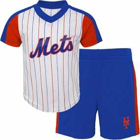 Outerstuff MLB Toddler 2-4 The Line Up Official 2 Piece Short Sleeve T-Shirt & Shorts Set