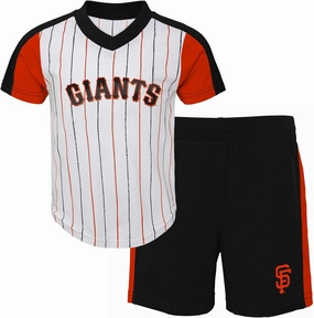 Outerstuff MLB Toddler 2-4 The Line Up Official 2 Piece Short Sleeve T-Shirt & Shorts Set