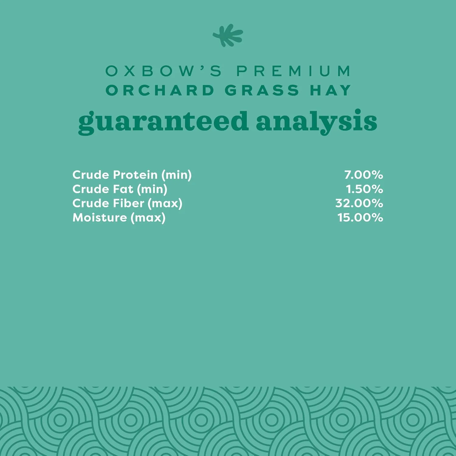 Oxbow Animal Health Orchard Grass, Guinea Pig Hay, Rabbit Hay, Small Pet Bunny Supplies, All Natural Grass for Guinea Pig, Bunny, Chinchilla & Hamster, Oxbow Rabbit Supplies, Grown in USA, 25 lb.
