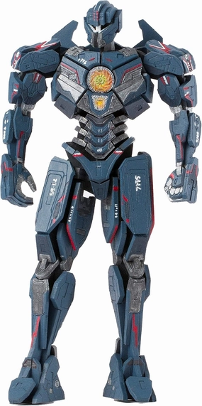 Pacific Rim Uprising Gipsy Avenger 3D Wood Puzzle Model Figure Kit w/Exclusive Poster (145 Pcs) - Build & Paint 3-D Movie Replica Toy, No Glue Required - Gift for Teens, Men, Father's Day - 12 