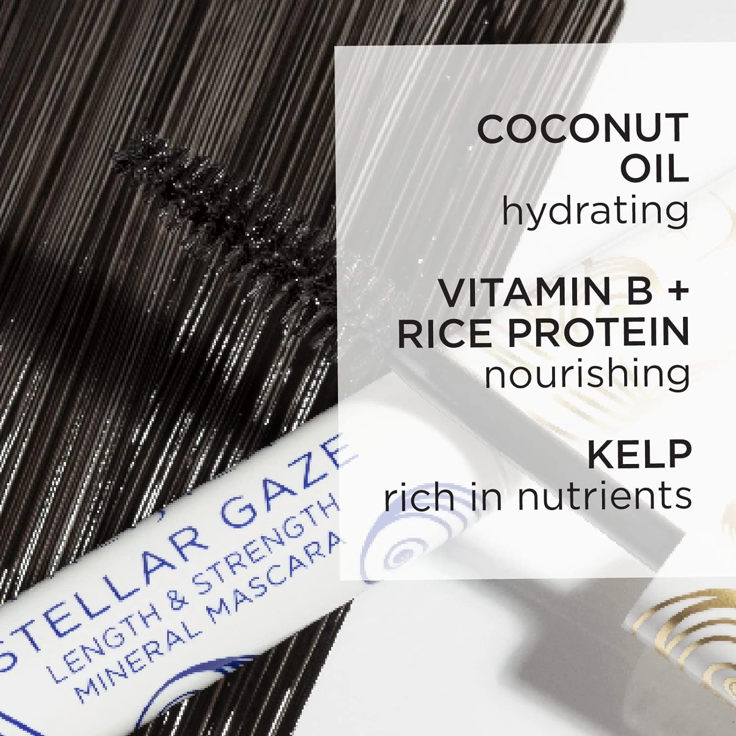 Pacifica Beauty Stellar Gaze Length & Strength Brown Mascara, For Volume and Length, Vitamin B   Coconut, Natural Lash Effect, Silicone, Sulfate   Paraben Free, Vegan and Cruelty Free, Pack of 2