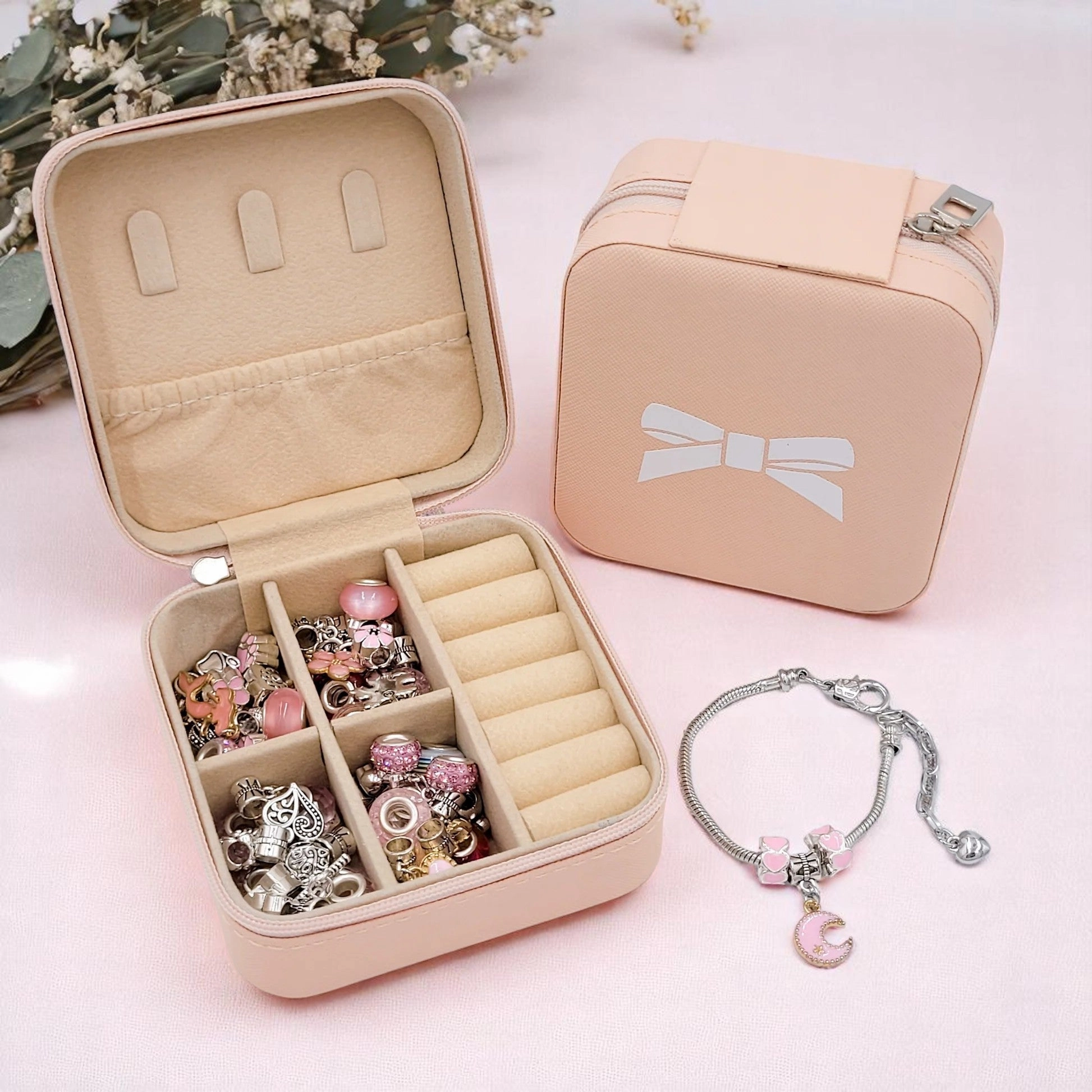 Pandora Inspired Jewellery Making Kit | Pink | Rainbow | Red | Purple | Blue | Green
