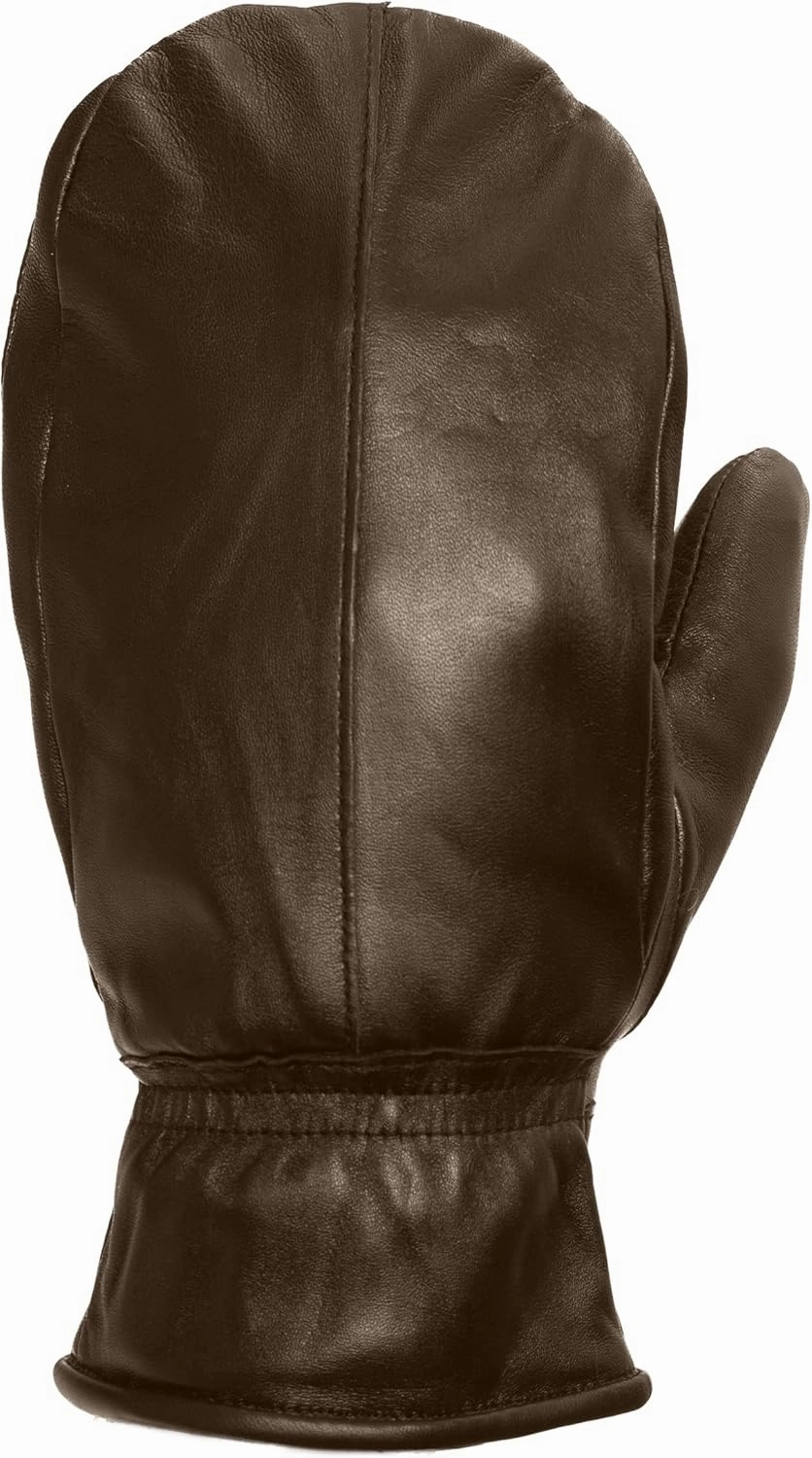 Park City Women’s Leather Mittens (100% Rabbit Fur Lined) Perfect for Driving, Skiing, and Winter Wear (Premium Lambskin)