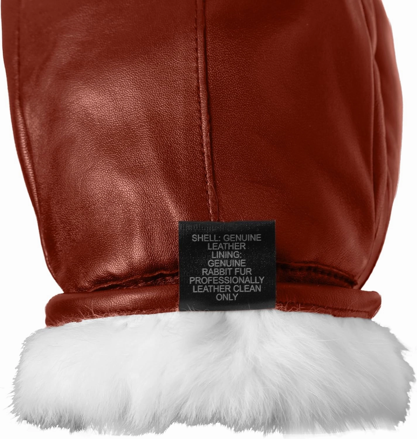 Park City Women’s Leather Mittens (100% Rabbit Fur Lined) Perfect for Driving, Skiing, and Winter Wear (Premium Lambskin)