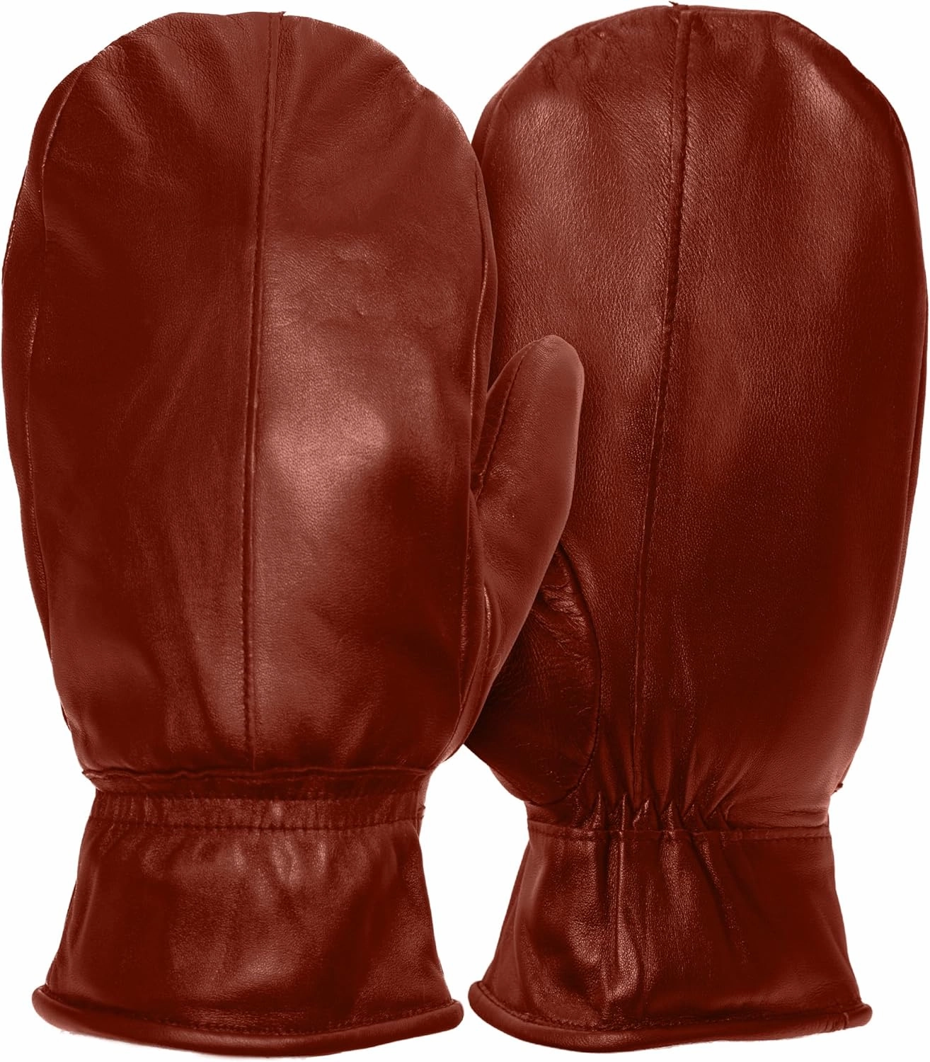 Park City Women’s Leather Mittens (100% Rabbit Fur Lined) Perfect for Driving, Skiing, and Winter Wear (Premium Lambskin)