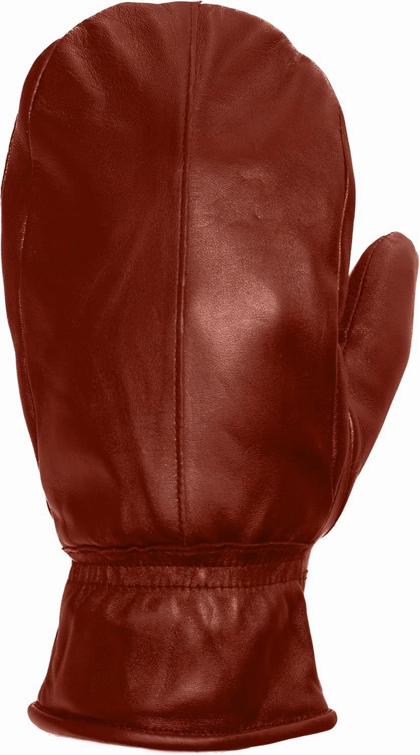 Park City Women’s Leather Mittens (100% Rabbit Fur Lined) Perfect for Driving, Skiing, and Winter Wear (Premium Lambskin)